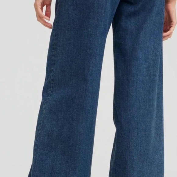 Chico's Dark Blue Flare palazzo Jeans - Picture 2 of 10